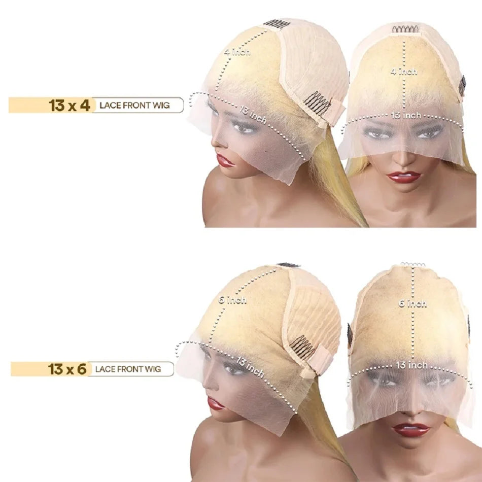 613 Blonde Lace Front Wig Human Hair 13X6 Hd Lace Frontal Wig Straight Lace Front Wigs Human Hair 13X4 Lace Front Human Hair Wig