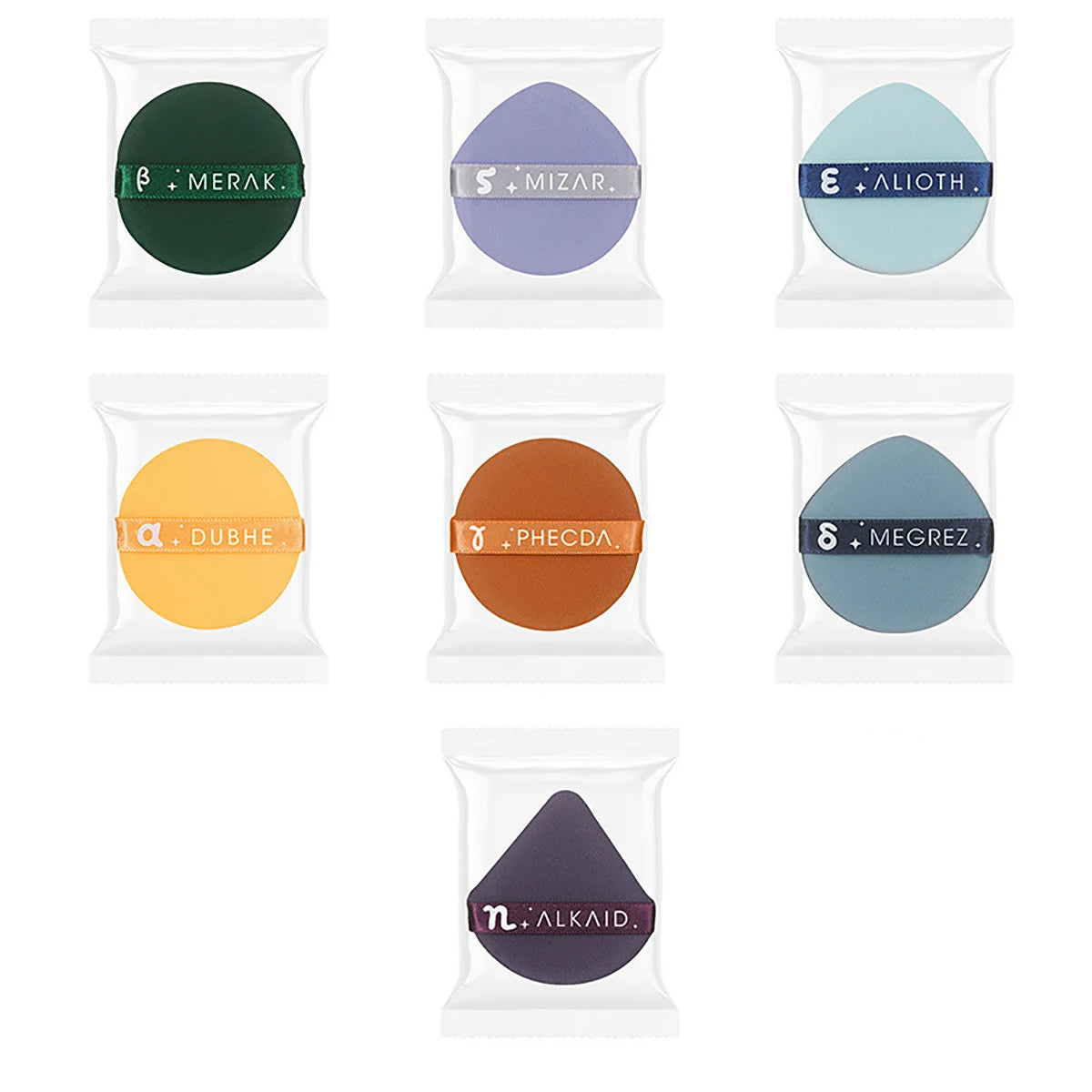 7pcs Makeup Puff Set Suitable Dry Use For Foundation Powder Puffs Not Eat Powder Makeup Puff Makeup Tools Accessorie