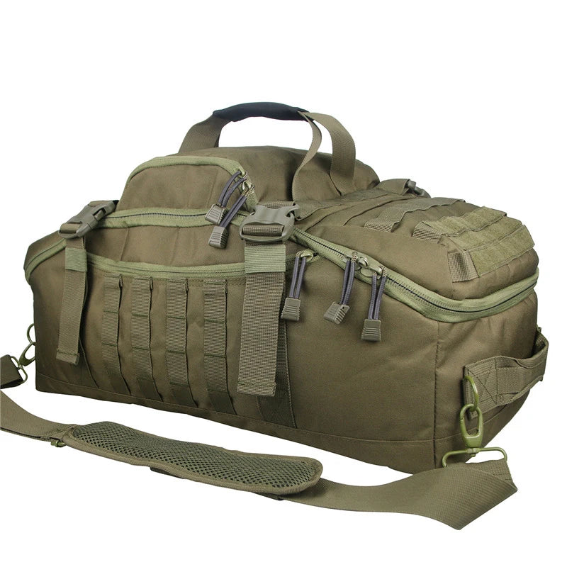 LQARMY 30L 50L 80L Outdoor Mountaineering Bag Molle Tactical Backpack Large Duffel Bag Hiking Camping Travel Bags
