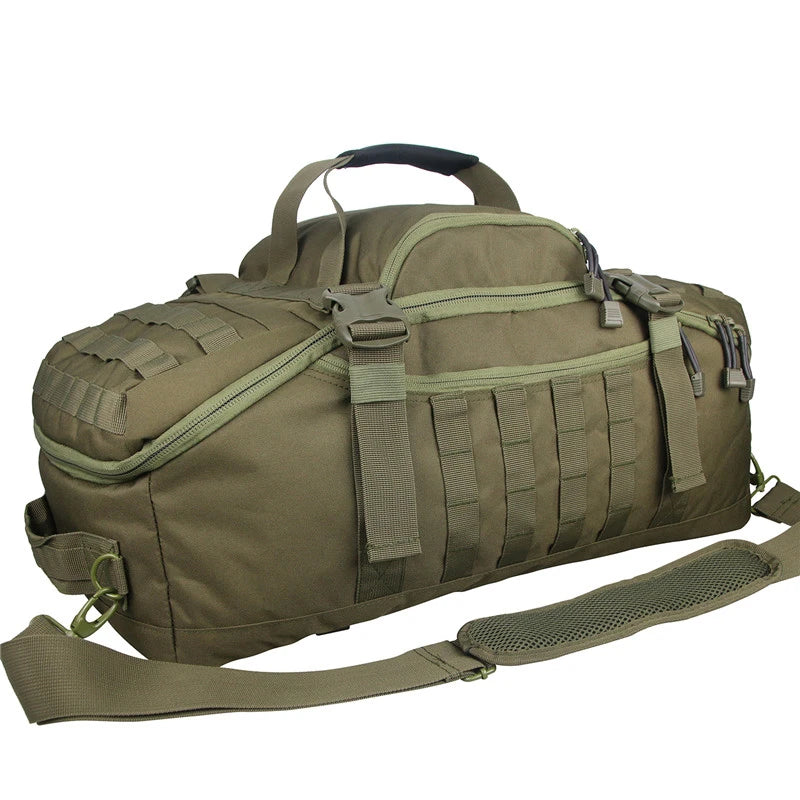 LQARMY 30L 50L 80L Outdoor Mountaineering Bag Molle Tactical Backpack Large Duffel Bag Hiking Camping Travel Bags