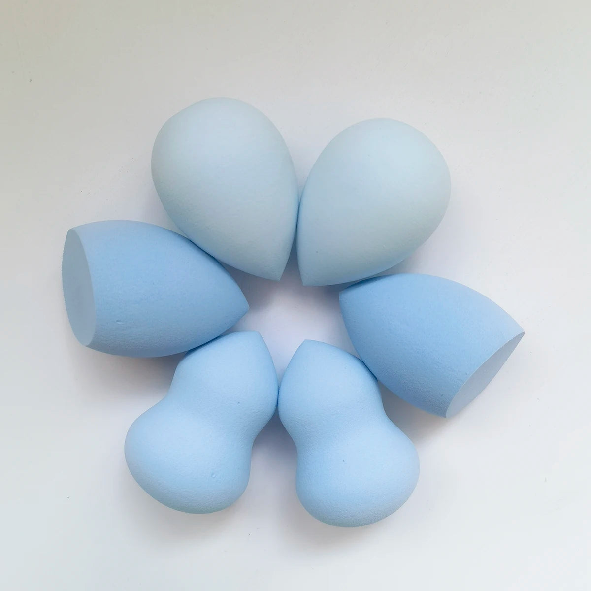 6pcs Blender Beauty Egg For Face Cream And Powder Concealer Powder Makeup Machine Makeup Tools AccessoriesMakeup Eggs Wholesale