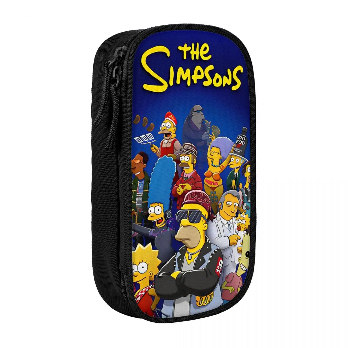 The S-Simpsoned Pencil Case Fun Pen Bag for Student Large Storage Students School Zipper Pencil Box