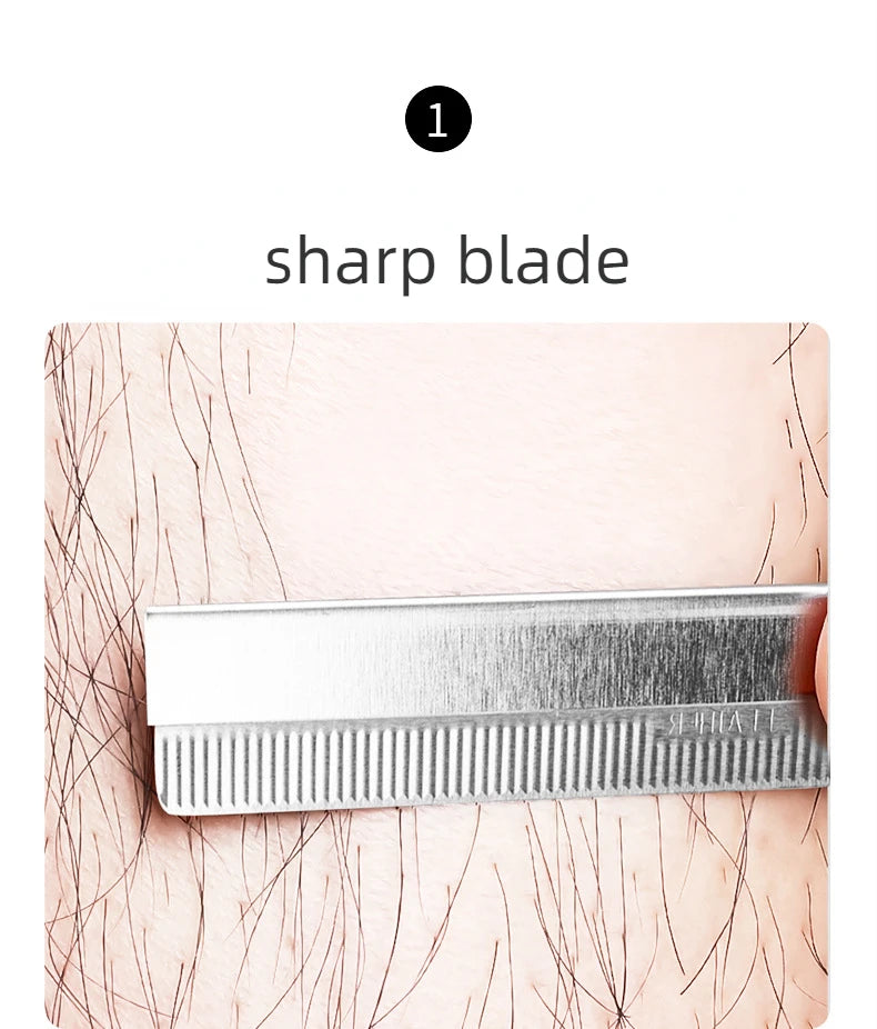 10/100 Pcs Makeup Artist Special Stainless Steel Eyebrow Razor Blade Disposable Eyebrow Trimmer Embroidery Ripple Blade