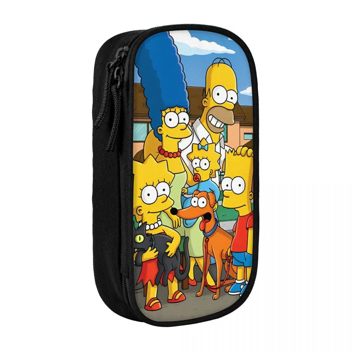 The S-Simpsoned Pencil Case Fun Pen Bag for Student Large Storage Students School Zipper Pencil Box