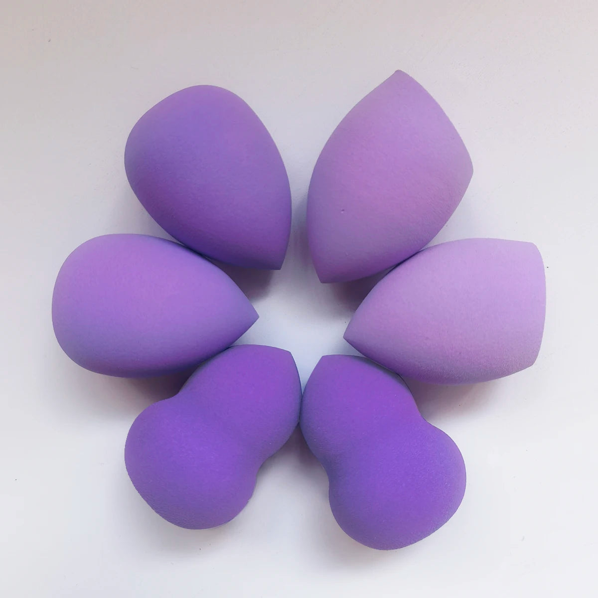 6pcs Blender Beauty Egg For Face Cream And Powder Concealer Powder Makeup Machine Makeup Tools AccessoriesMakeup Eggs Wholesale