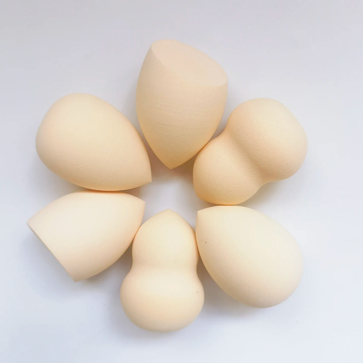 6pcs Blender Beauty Egg For Face Cream And Powder Concealer Powder Makeup Machine Makeup Tools AccessoriesMakeup Eggs Wholesale