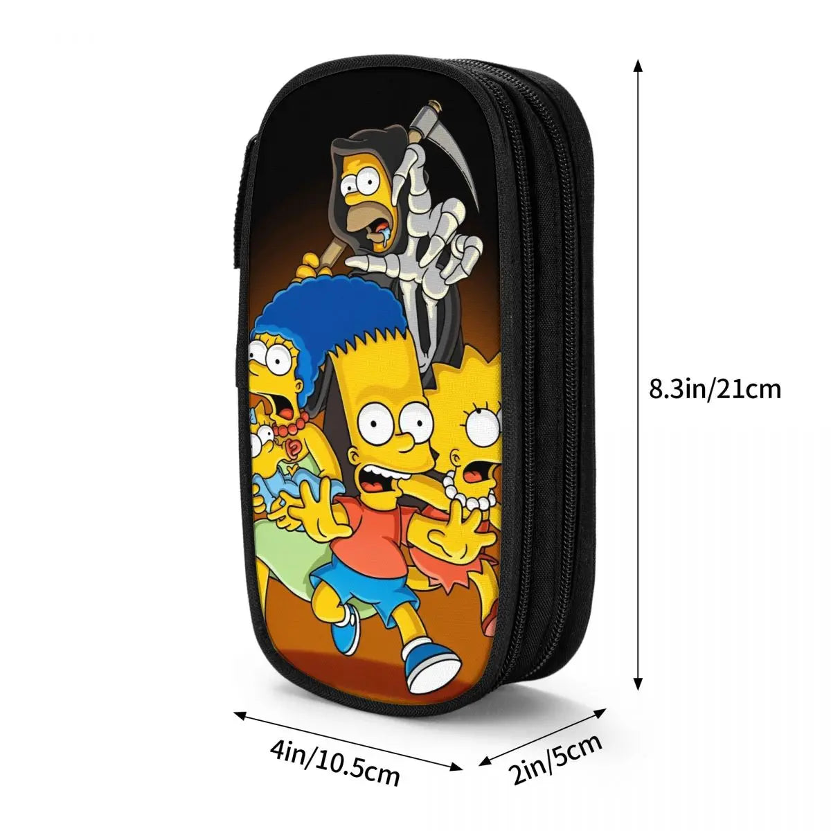 The S-Simpsoned Pencil Case Fun Pen Bag for Student Large Storage Students School Zipper Pencil Box