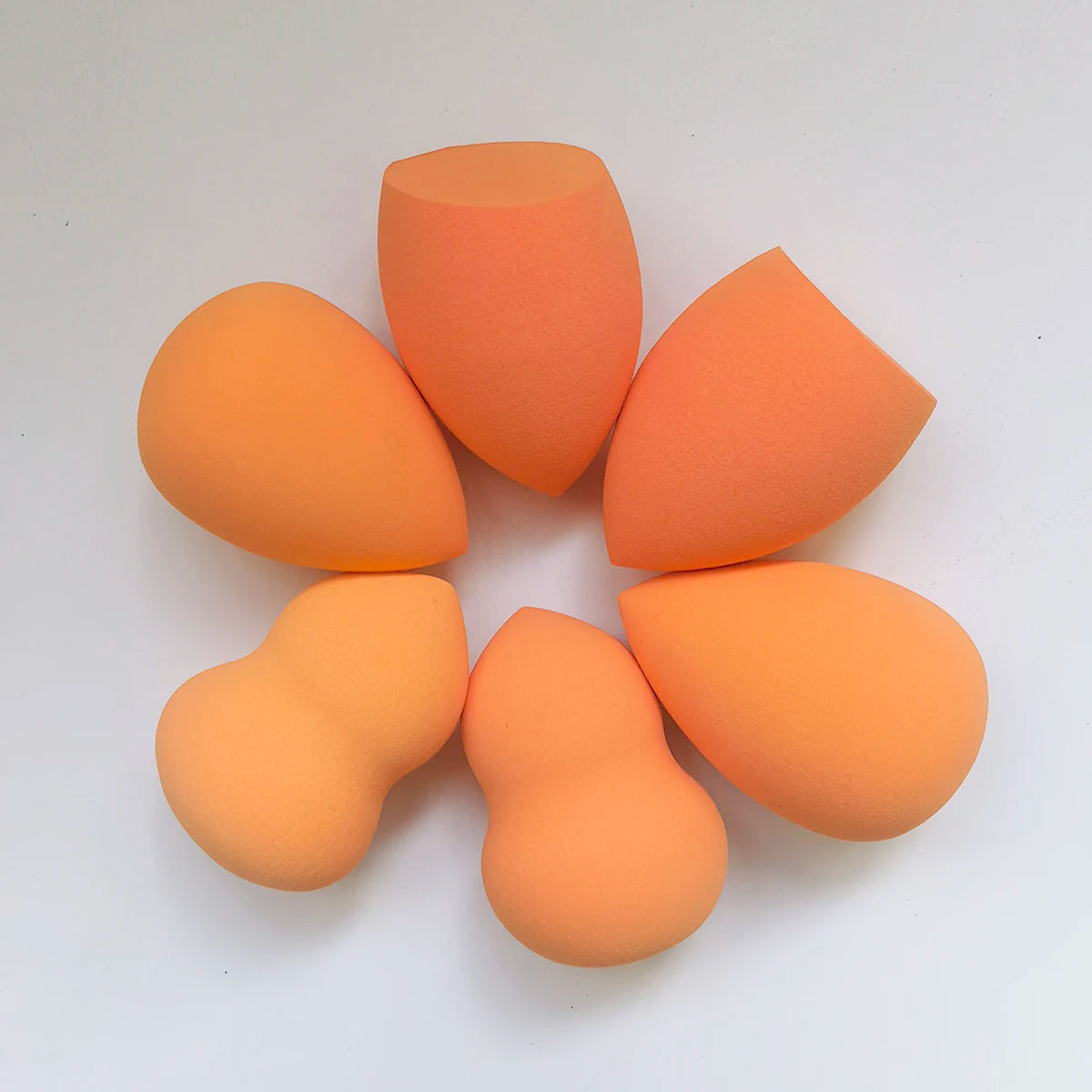 6pcs Blender Beauty Egg For Face Cream And Powder Concealer Powder Makeup Machine Makeup Tools AccessoriesMakeup Eggs Wholesale