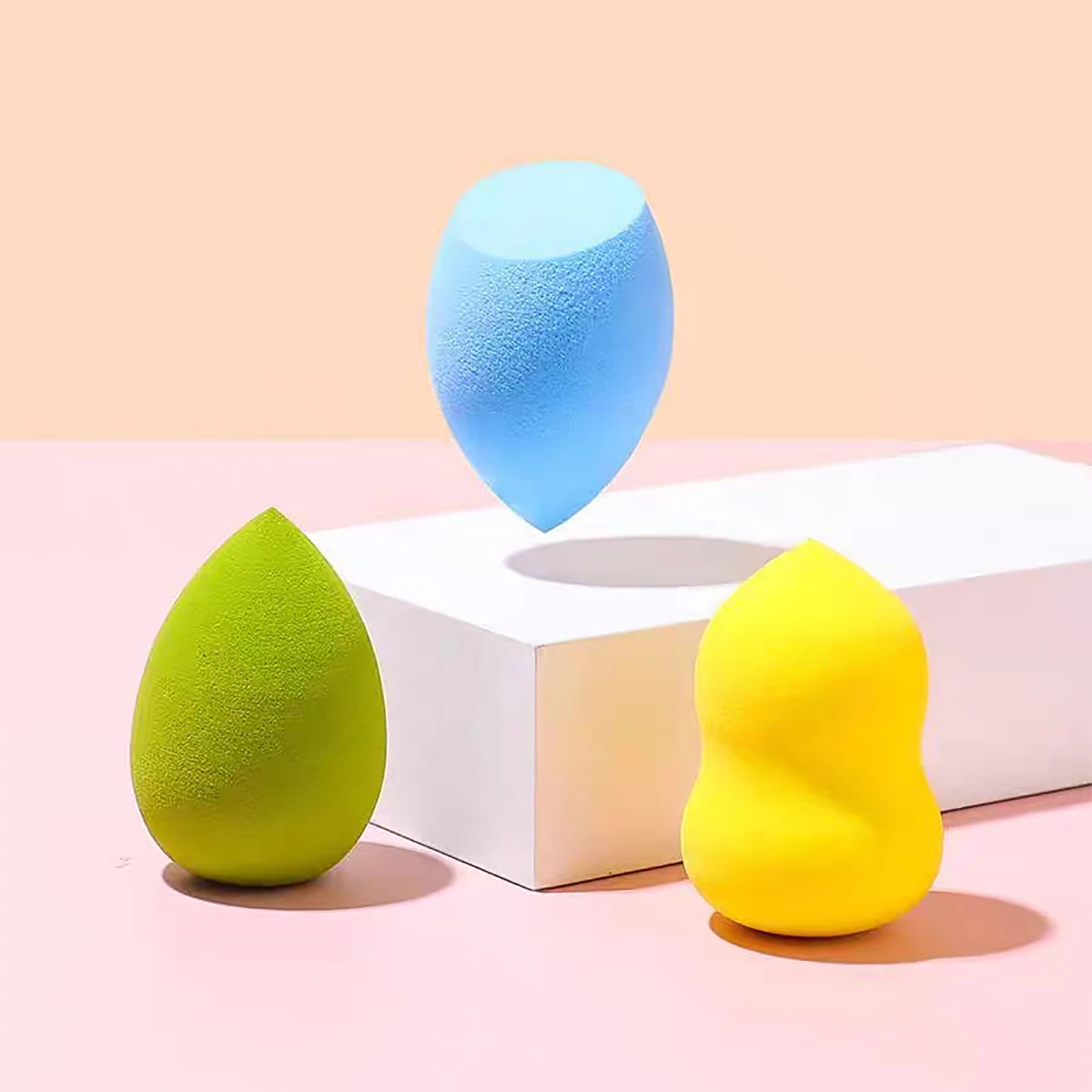 6pcs Blender Beauty Egg For Face Cream And Powder Concealer Powder Makeup Machine Makeup Tools AccessoriesMakeup Eggs Wholesale