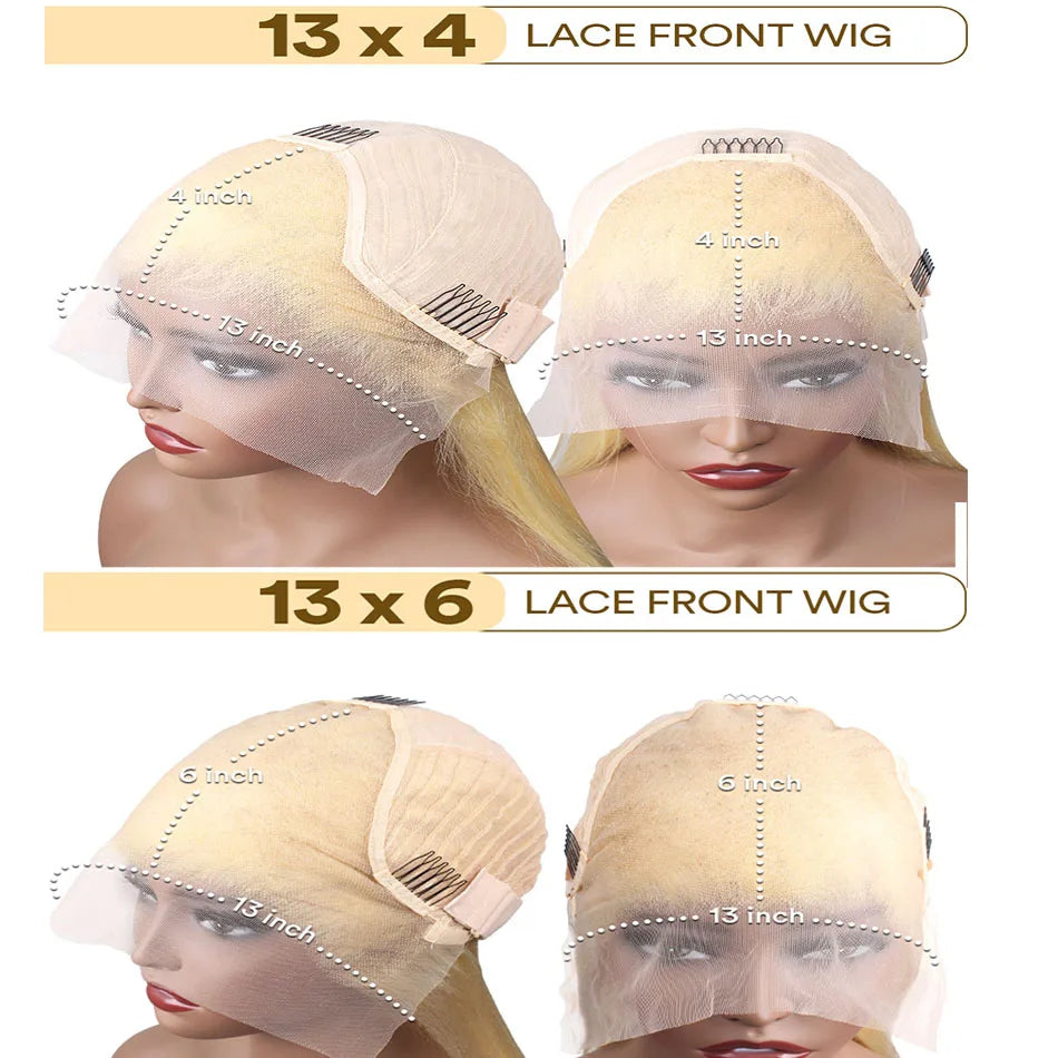 613 Blonde Lace Front Wig Human Hair 13X6 Hd Lace Frontal Wig Straight Lace Front Wigs Human Hair 13X4 Lace Front Human Hair Wig