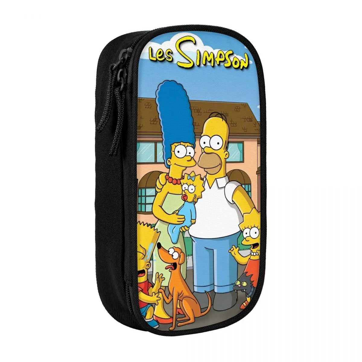 The S-Simpsoned Pencil Case Fun Pen Bag for Student Large Storage Students School Zipper Pencil Box