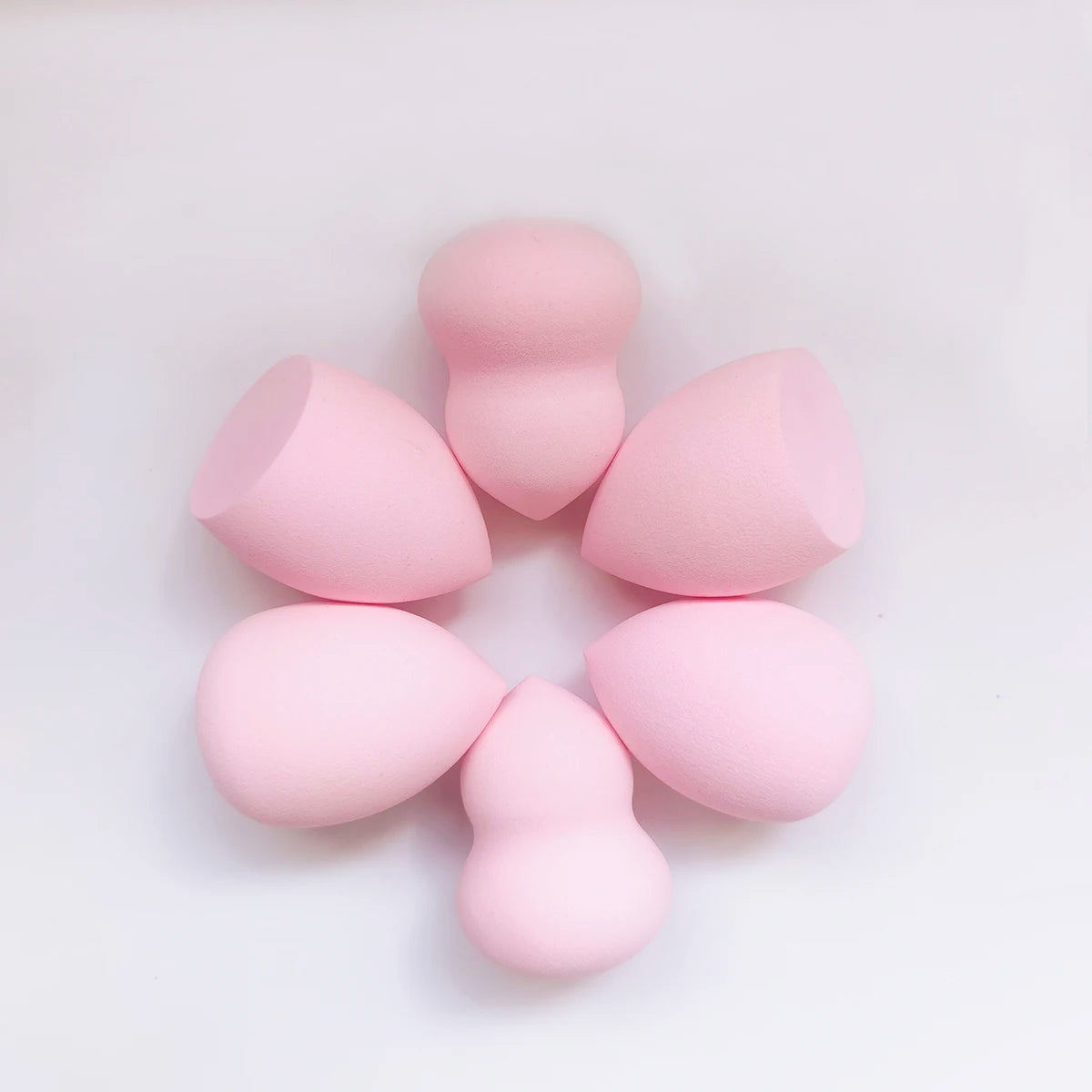 6pcs Blender Beauty Egg For Face Cream And Powder Concealer Powder Makeup Machine Makeup Tools AccessoriesMakeup Eggs Wholesale