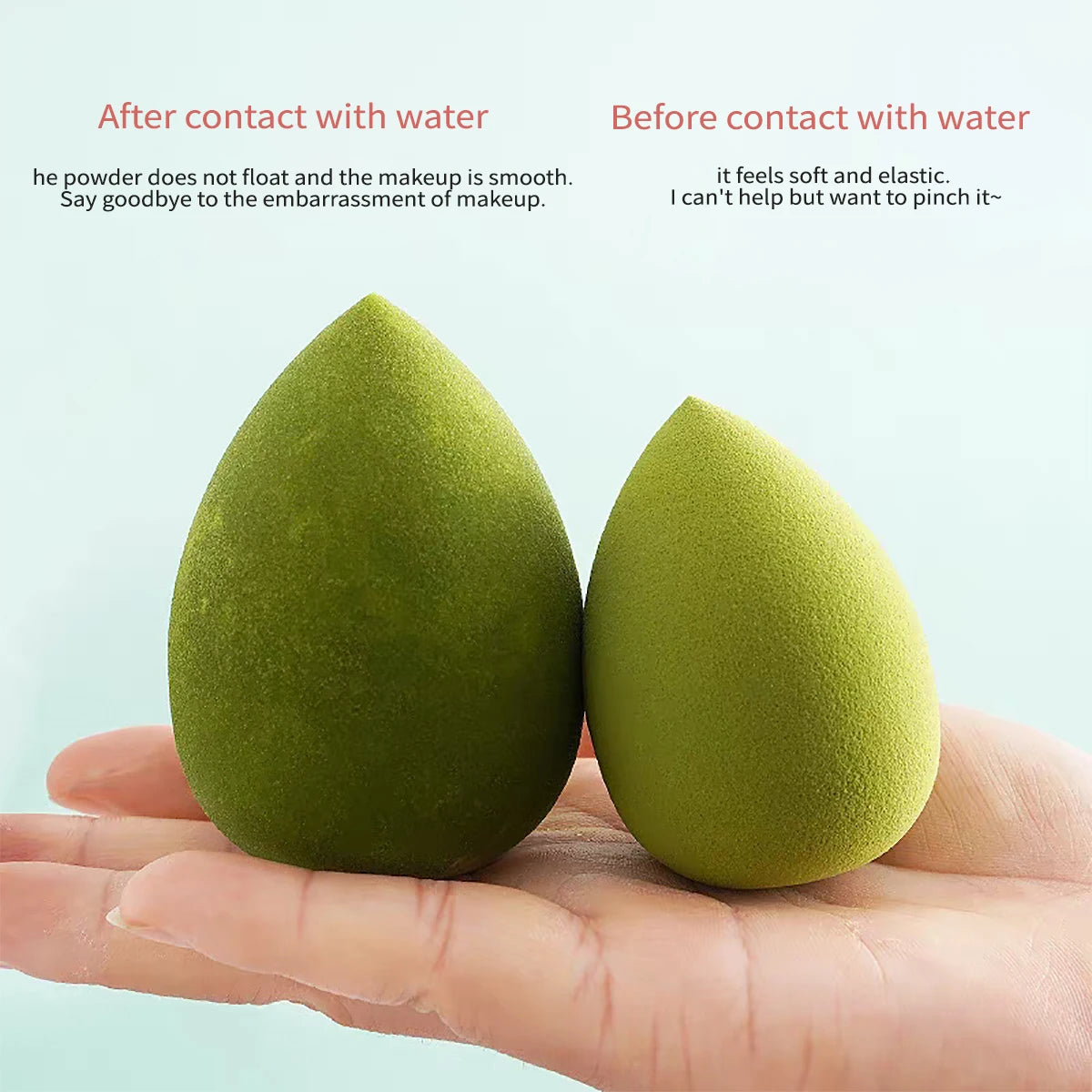 6pcs Blender Beauty Egg For Face Cream And Powder Concealer Powder Makeup Machine Makeup Tools AccessoriesMakeup Eggs Wholesale