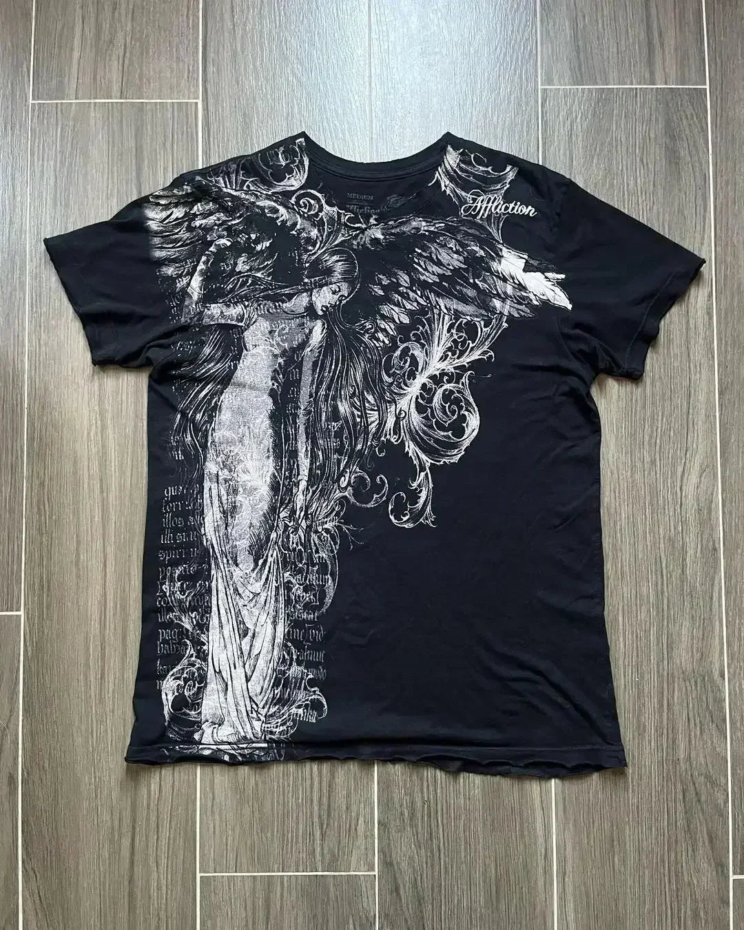 Harajuku Retro Casual Summer T shirt Female Hip Hop Elite Aesthetic Skull Pattern T shirt Gothic Cross Shirt For Men And Women