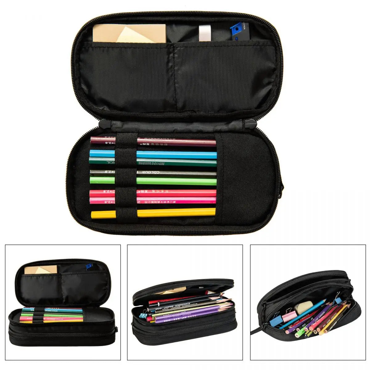 The S-Simpsoned Pencil Case Fun Pen Bag for Student Large Storage Students School Zipper Pencil Box