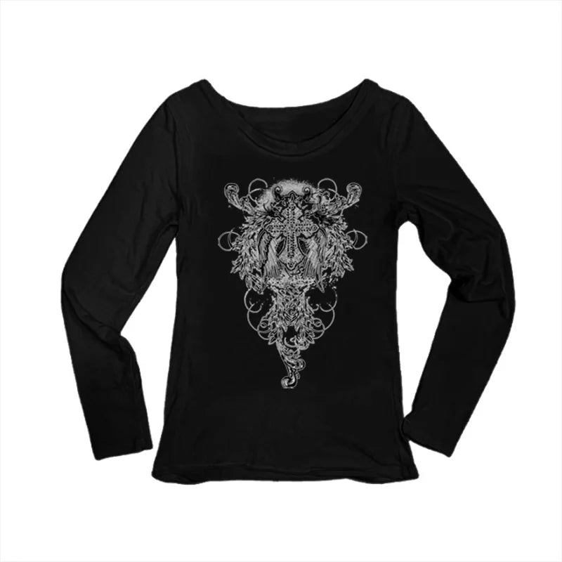 Y2k Aesthetic pattern Vintage Basic Tees Ladies Clothes Retro Graphic Top Short Sleeve Casual T Shirt for Women Millennium style