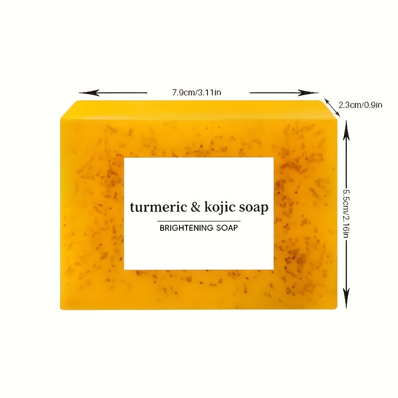 10/15Pack Turmeric & Soap Set - 100g Each, Alcohol-Free Skincare for Face & Body, Ideal for All Light Beige Types - Perfect Gift